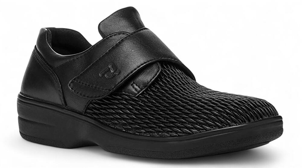 Propet Olivia WPRX25 Orthopedic Comfort Shoes Leather Black Womens Size US 10M